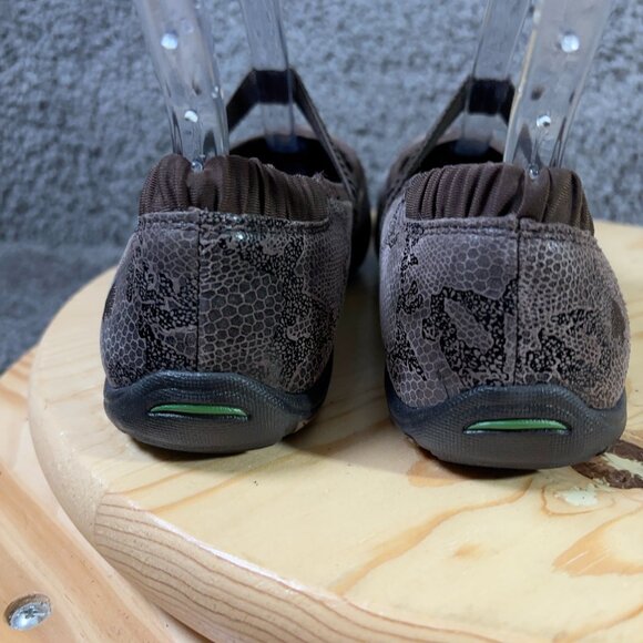 Kalso Earth Shoes Intrigue Too Mary Jane Womens Sz 7 Leather Brown Negative Heel - Picture 4 of 9